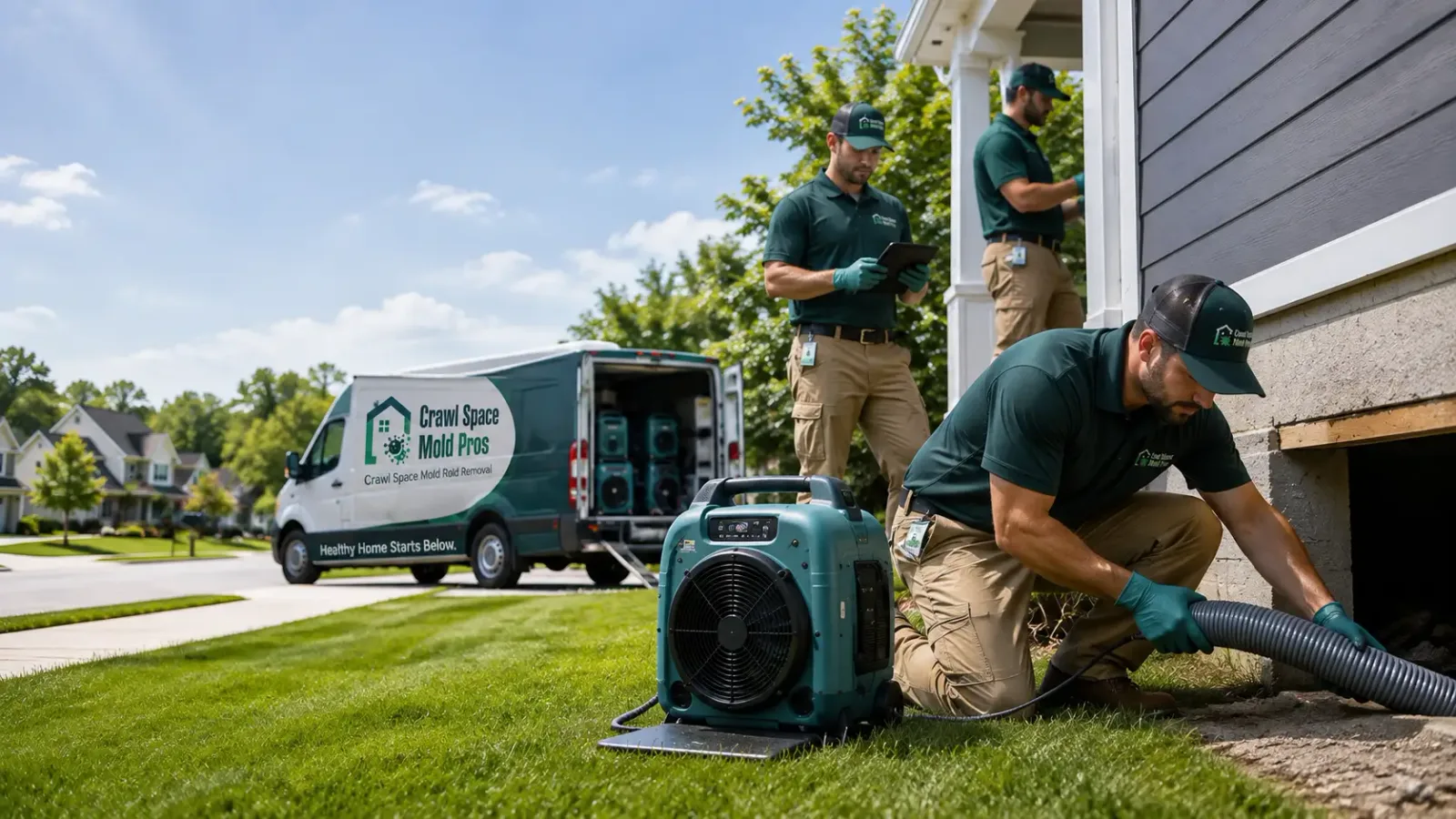 Crawl Space Mold Removal in Amboy, WA